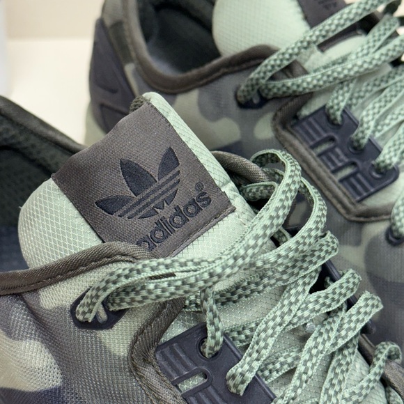 Adidas Men's Rare ZX Flux Torsion men green camo - BAPE resembles - Picture 3 of 8